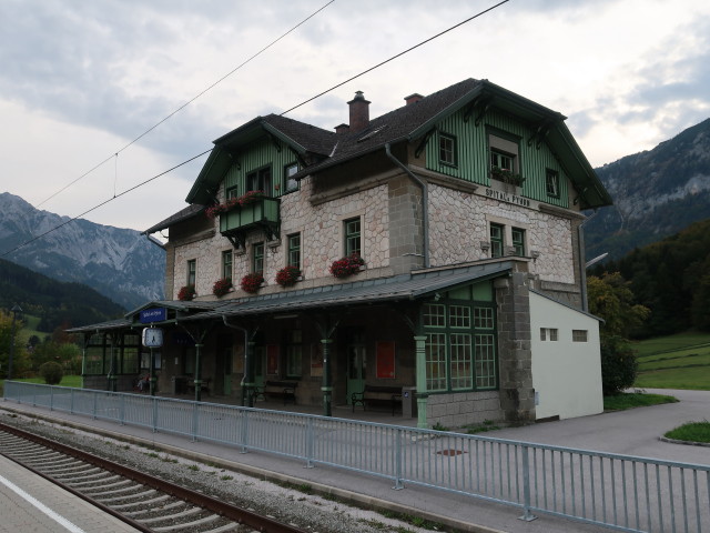 Bahnhof Spital am Pyhrn, 658 m (6. Okt.)