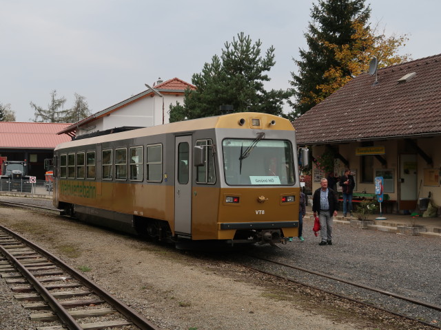 VT8 als R 16908 im Bahnhof Gro&szlig; Gerungs, 679 m