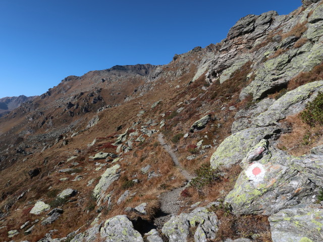 Inntaler Höhenweg 2000 zwischen Mölsjoch und Naviser Sonnenspitze (14. Okt)