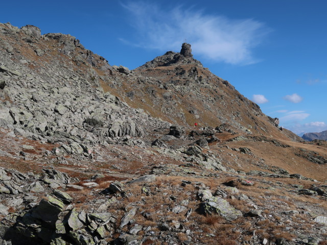 Inntaler Höhenweg 2000 zwischen Naviser Sonnenspitze und Naviser Jöchl (14. Okt)