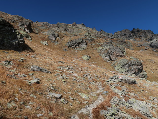 Weg 331 zwischen Naviser J&ouml;chl und Grafmartalm (14. Okt)