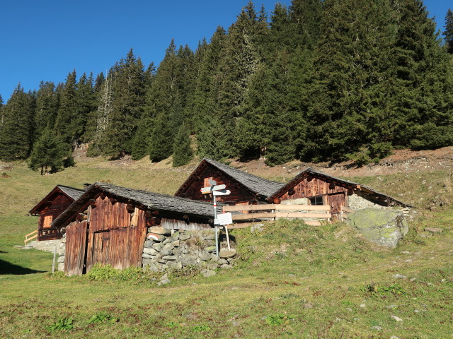 Innergweilalpe, 1.743 m (20. Okt.)