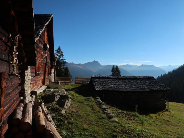 Innergweilalpe, 1.743 m (20. Okt.)