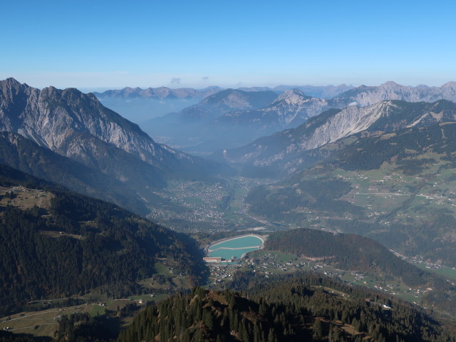 von der Tschaggunser Mittagspitze Richtung Norden (20. Okt.)