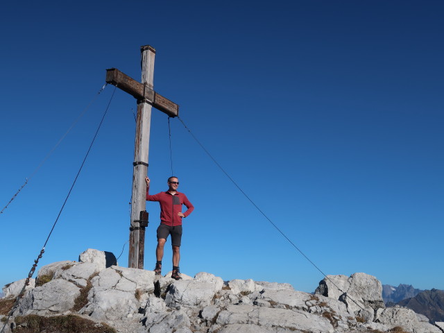 Ich auf der Tschaggunser Mittagspitze, 2.168 m (20. Okt.)