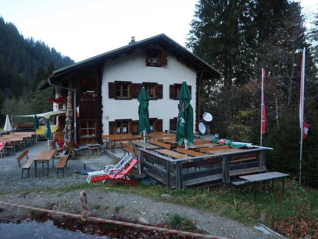 Gauertalhaus, 1.222 m (20. Okt.)