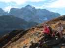 Romy und ich zwischen Kreuzjoch und Oberer Latschätzalpe (21. Okt.)