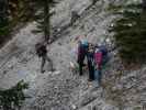 Stefan, Janna, Sabine und Kerstin am Südlichen Grafensteig zwischen Stadelwandleiten und Kienthalerhütte