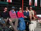 Stefan, Kerstin, Janna, Sabine und ich bei der Kienthalerhütte, 1.380 m