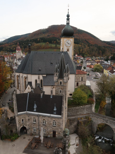 Waidhofen vom Stadtturm aus