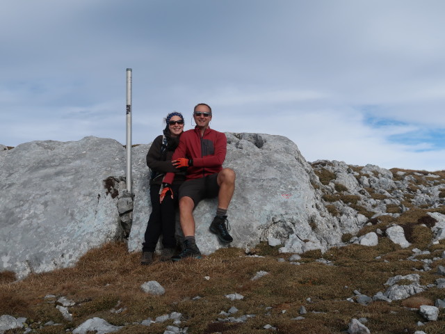 Sabine und ich auf der Scheibwaldh&ouml;he, 1.943 m