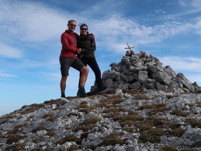 Ich und Sabine am Dreimarkstein, 1.948 m