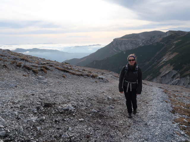 Sabine zwischen Neuer Seehütte und Preiner Wand