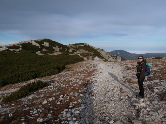 Sabine zwischen Preiner Wand und Weißkogel