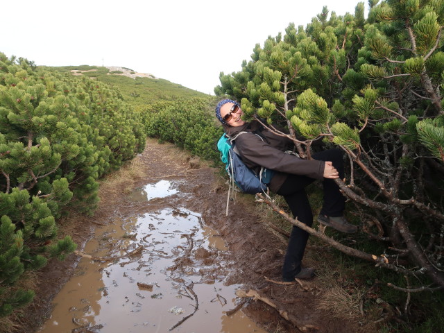 Sabine zwischen Wei&szlig;kogel und Jakobskogel
