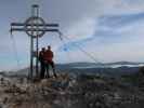 Sabine und ich auf der Preiner Wand, 1.783 m