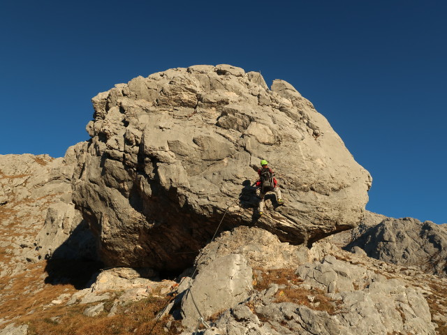 Bert-Rinesch-Klettersteig: Carmen am Affensch&auml;del