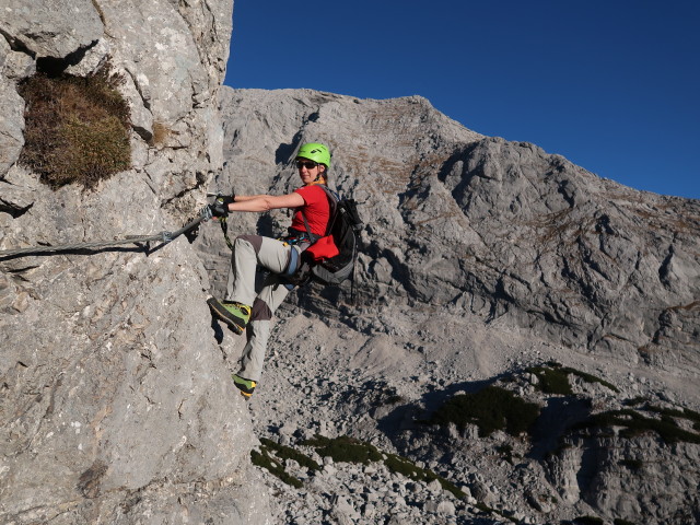 Bert-Rinesch-Klettersteig: Carmen zwischen Südostsporn-Kreuz und 1. Höhle