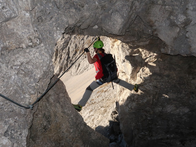 Bert-Rinesch-Klettersteig: Carmen in der 2. H&ouml;hle
