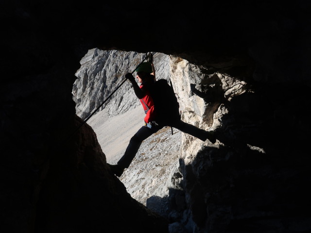 Bert-Rinesch-Klettersteig: Carmen in der 2. H&ouml;hle