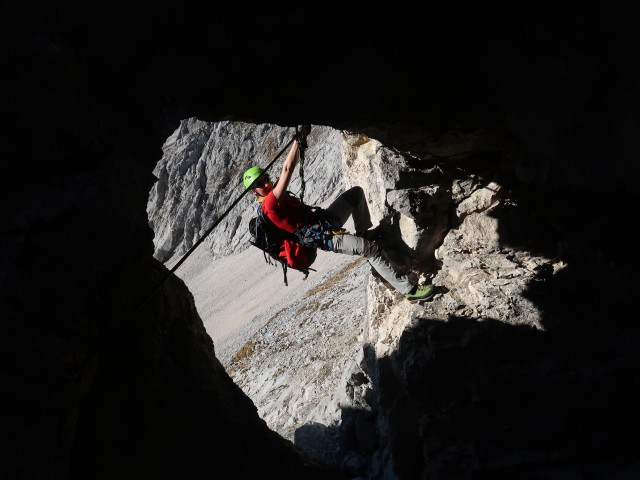 Bert-Rinesch-Klettersteig: Carmen in der 2. H&ouml;hle