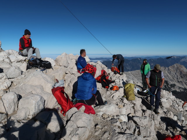 Carmen, Erhard, Martina, ?, ? und Axel am Gro&szlig;en Priel, 2.515 m