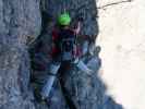 Bert-Rinesch-Klettersteig: Carmen zwischen Südostsporn-Kreuz und 1. Höhle