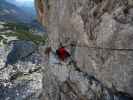 Bert-Rinesch-Klettersteig: Carmen in der Hosenscheißertraverse