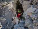 Bert-Rinesch-Klettersteig: Carmen zwischen Hosenscheißertraverse und Reitgrat