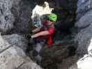 Bert-Rinesch-Klettersteig: Carmen in der 2. Höhle