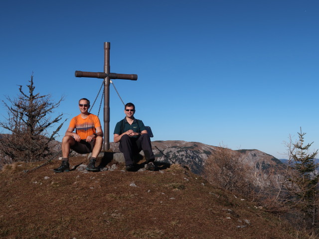 Ich und Ronald am Oisching, 1.699 m