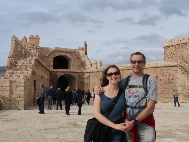 Sabine und ich in der Alcazaba de Almer&iacute;a (18. Nov.)
