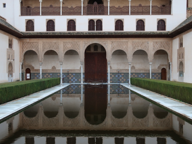 Palacio Nazaríes in der Alhambra in Granada (19. Nov.)