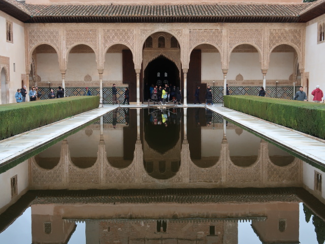 Palacio Nazar&iacute;es in der Alhambra in Granada (19. Nov.)