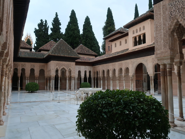 Palacio Nazar&iacute;es in der Alhambra in Granada (19. Nov.)