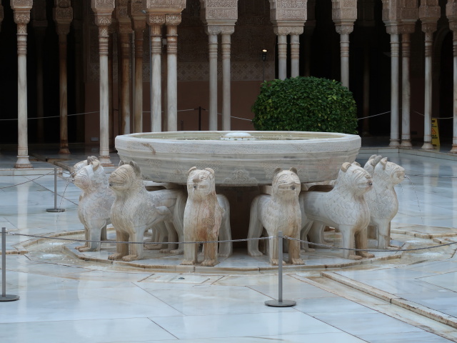 Palacio Nazar&iacute;es in der Alhambra in Granada (19. Nov.)