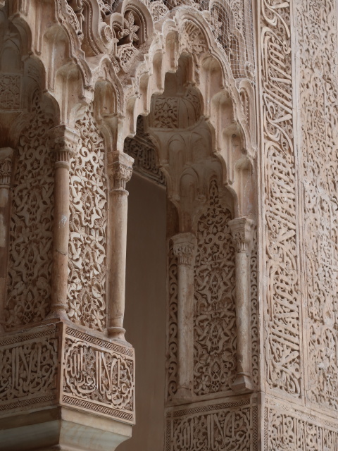 Palacio Nazaríes in der Alhambra in Granada (19. Nov.)