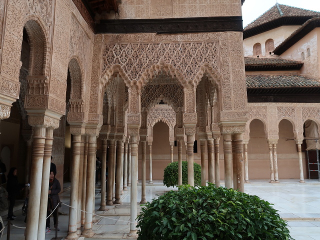 Palacio Nazaríes in der Alhambra in Granada (19. Nov.)