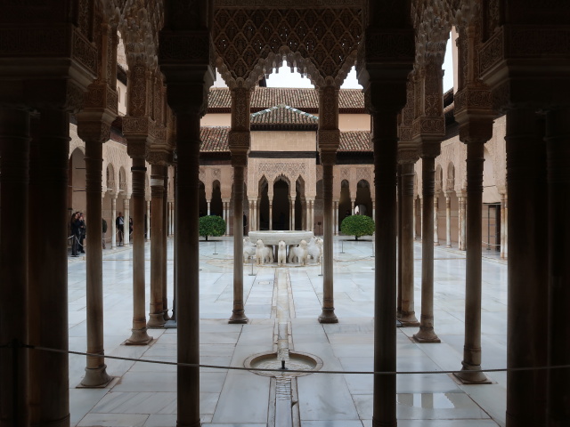 Palacio Nazar&iacute;es in der Alhambra in Granada (19. Nov.)