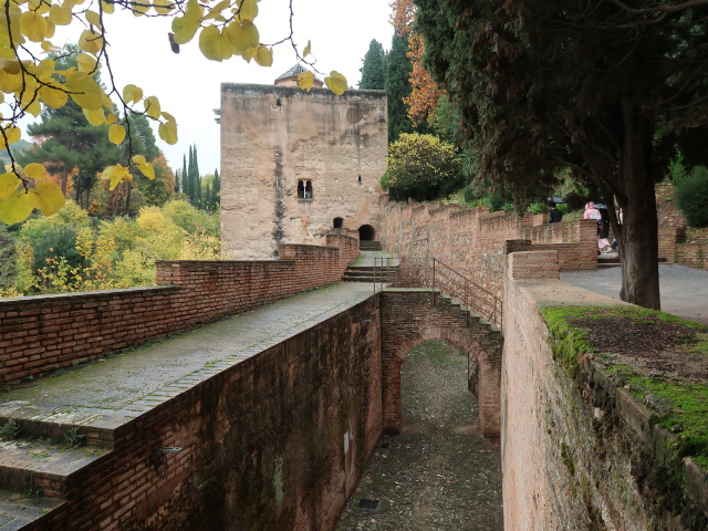 Torre de la Cautiva in der Alhambra in Granada (19. Nov.)