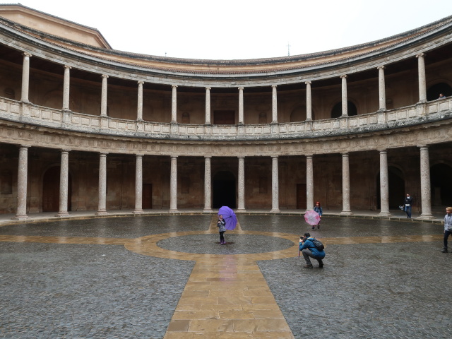 Palacio de Carlos V in der Alhambra in Granada (19. Nov.)