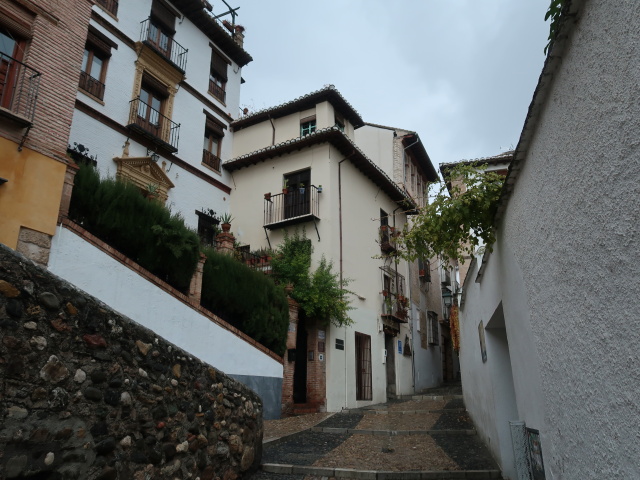 Cuesta de San Gregorio in Granada (19. Nov.)