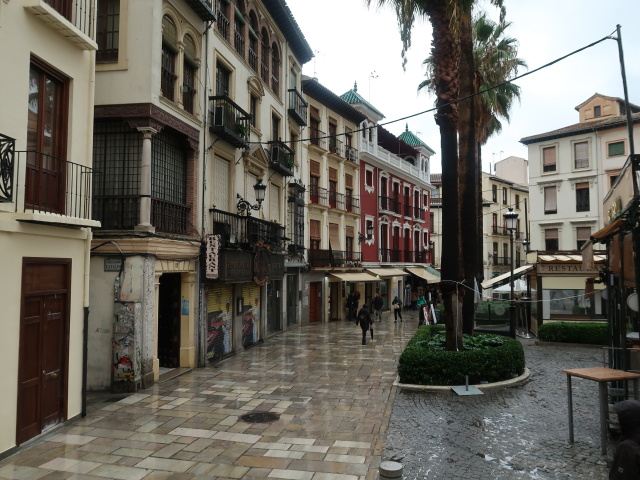Calle Capuchinas in Granada (19. Nov.)