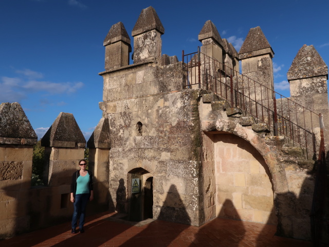 Sabine im Alc&aacute;zar de los Reyes Cristianos in C&oacute;rdoba (20. Nov.)