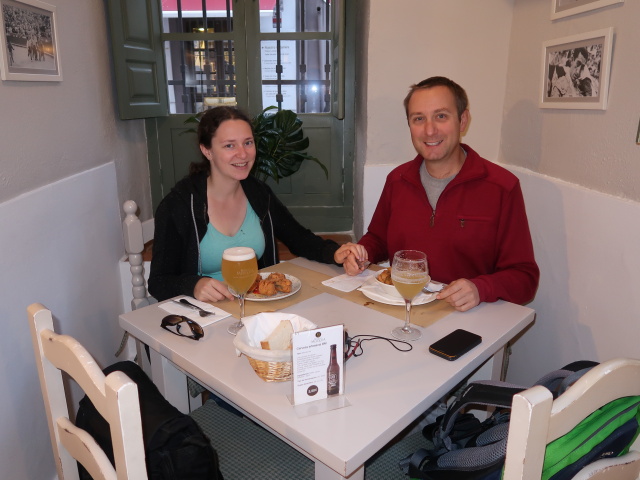 Sabine und ich im Bodegas Mezquita in C&oacute;rdoba (20. Nov.)