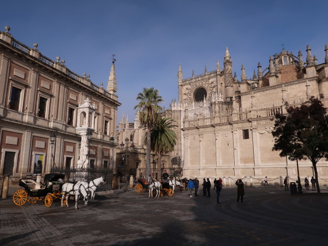 Plaza del Triunfo in Sevilla (21. Nov.)