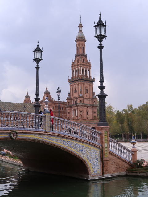 Plaza de Espana in Sevilla (21. Nov.)
