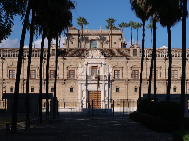 Parlamento de Andaluc&iacute;a in Sevilla (21. Nov.)