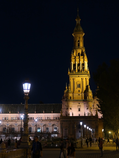 Plaza de Espana in Sevilla (21. Nov.)