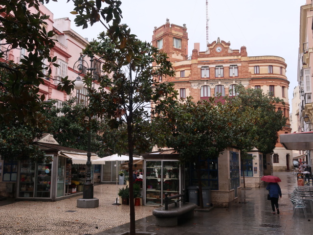 Plaza de Las Flores in C&aacute;diz (22. Nov.)